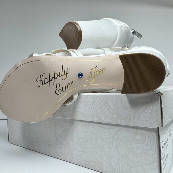 Jessica Simpson JS-Stassey-B White Matte Satin Bridal Heels 9.5 M - Picture 16 of 16